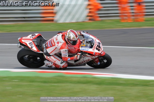 2009-05-09 Monza 2164 Superbike - Qualifyng Practice - Michel Fabrizio - Ducati 1098R
